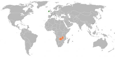 Zàmbia mapa del món