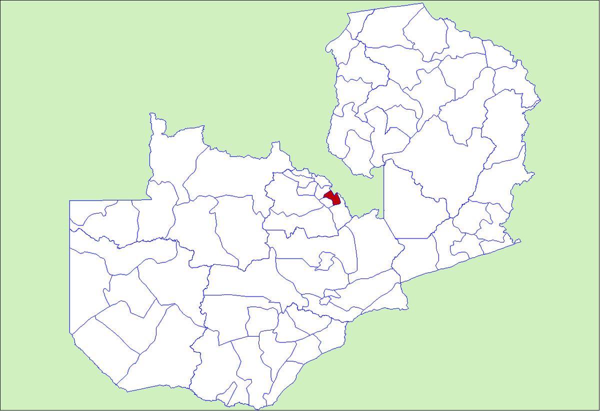 Mapa de ndola Zàmbia