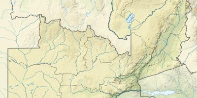 Mapa de Zàmbia riu 